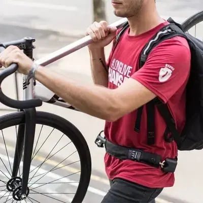 Hiplok Lite Lanț de blocare Culoare Albă Lungime 75cm