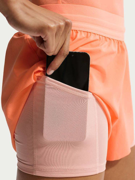 2-in-1 2-in-1 Women's Activewear Shorts Dri-Fit Orange Pulse