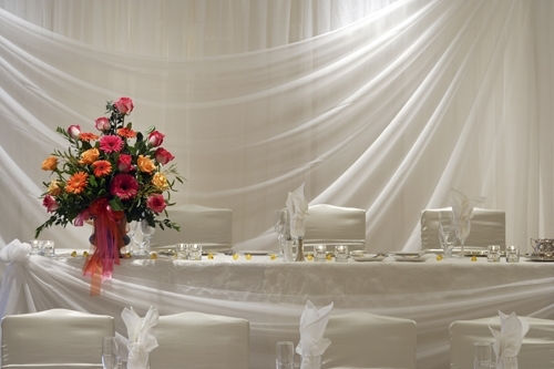 PartyDeco Decoration Fabric Tulle 30x900cm Ecru