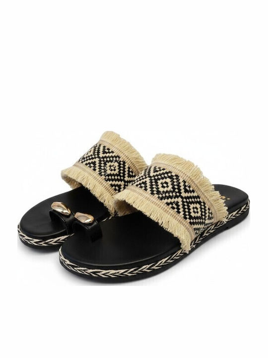 Leather Women's Anatomic Black Sandals