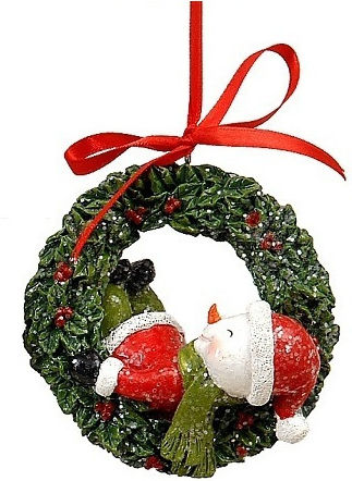 Weihnachtsbaumschmuck Kranz 12cm