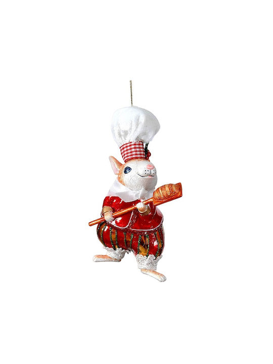 Ornament De Crăciun Mouse Șef 14cm