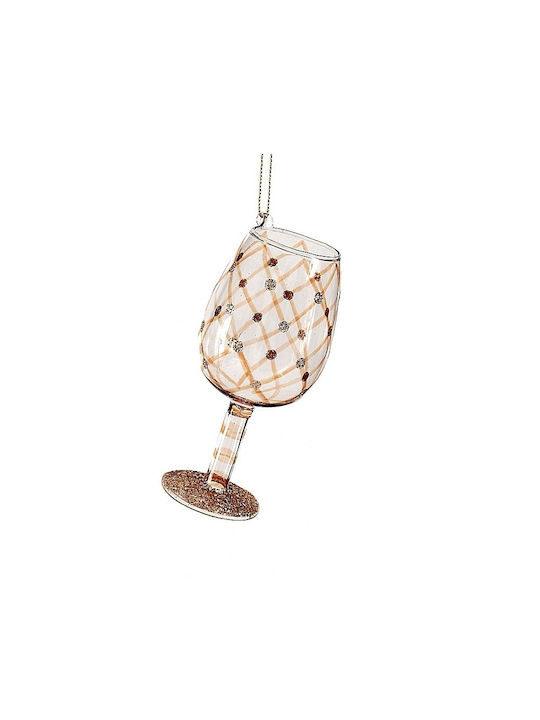 Χριστουγεννιάτικο Στολίδι Wine Glass 15εκ