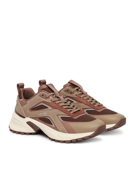 Women's Chunky Brown Sneakers