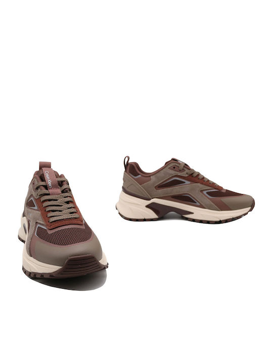 Women's Chunky Brown Sneakers