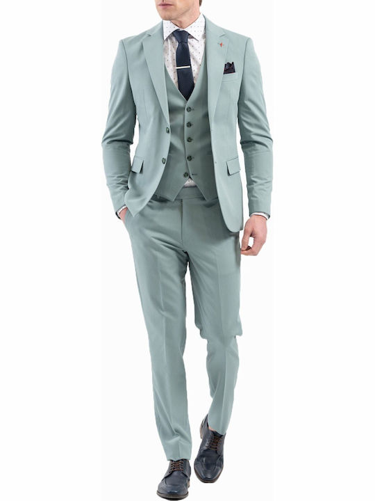 Men's Suit with Vest Mentas