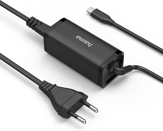 HAMA Notebook USB-C Φορτιστής Laptop 65W