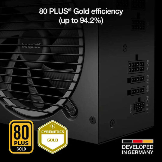 Be Quiet Pure Power 13 M 650W Black Computer Power Supply Full Modular 80 Plus Gold