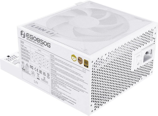 Lian Li EG0850G 850W Λευκό Τροφοδοτικό Υπολογιστή Full Modular 80 Plus Gold