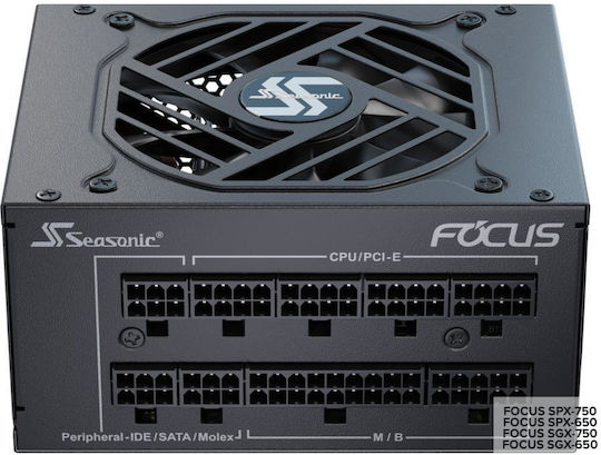Focus SPX 750W Μαύρο Τροφοδοτικό Υπολογιστή Full Modular 80 Plus Platinum
