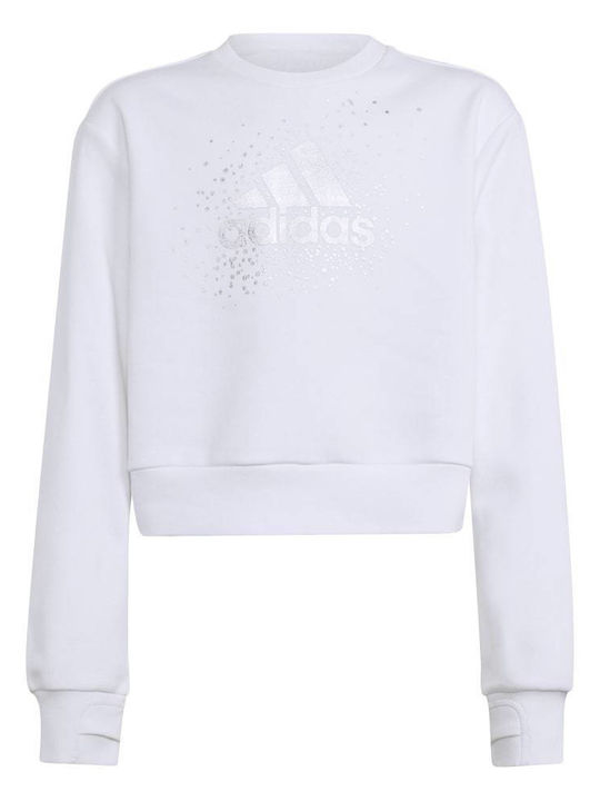 Kids Sweatshirt White Glam Crew