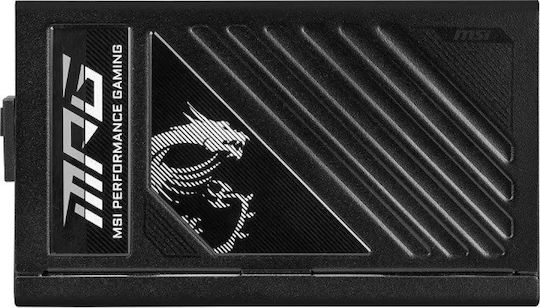 MSI A850GS 850W Μαύρο Τροφοδοτικό Υπολογιστή Full Modular 80 Plus Gold