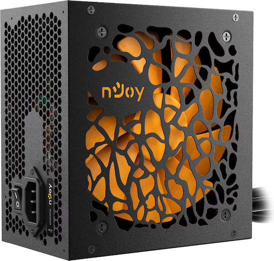 NJOY Titan+ 550W Μαύρο Τροφοδοτικό Υπολογιστή Full Wired 80 Plus Bronze