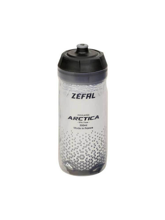 Zefal Arctica Πλαστικό Παγούρι Ποδηλάτου 750ml Γκρι Insulated