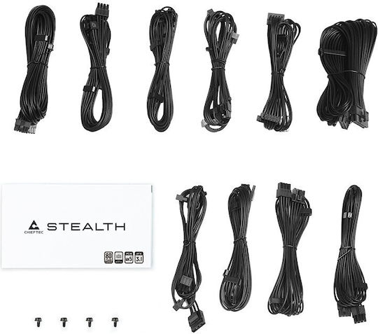 Chieftec 1000W Black Computer Power Supply Full Modular 80 Plus Platinum (SPX-1000-FC)
