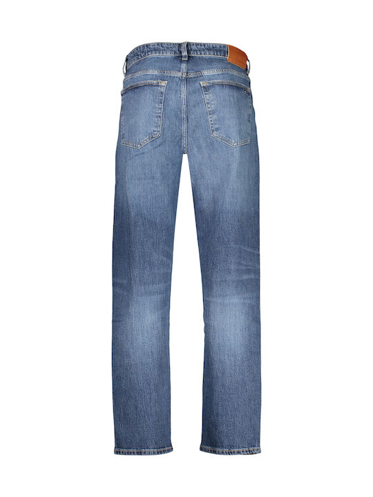 Men's Blue Regular Tapered Fit Jeans Pants