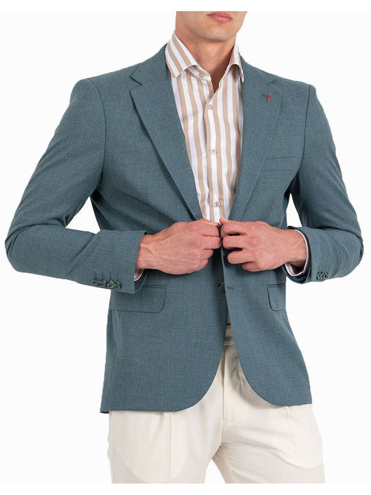 Sommer Herrenanzugsjacke Blau