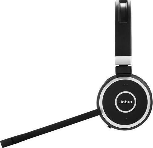 Jabra Jabra Evolve 65 SE UC Drahtlos Auf dem Ohr Multimedia-Headsets mit Mikrofon und Verbindung Bluetooth in Schwarz Farbe