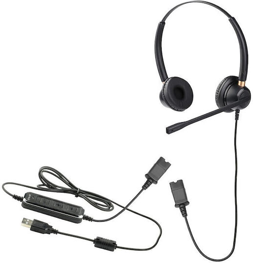 Tellur Voice 510N/520N On Ear Multimedia Ακουστικά με μικρόφωνο και σύνδεση USB-A