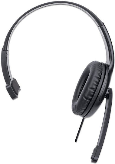 Manhattan Mono On Ear Multimedia Ακουστικά με μικροφωνο και σύνδεση USB-A 179874