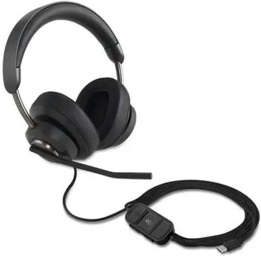 Kensington H2000 Надушници Мултимедийни слушалки с микрофон и връзка USB-C в Черен цвят
