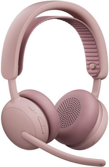 Logitech Zone 2 ES Wireless On Ear Multimedia Headset with Microphone and Bluetooth / USB-C Connectivity in Pink Colour