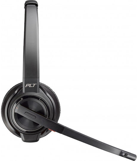 Poly Savi 8200 UC Wireless On Ear Multimedia Headphone with Microphone Bluetooth