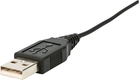 Jabra На ушите Мултимедийни слушалки с микрофон и връзка USB-A в Черен цвят 2399-823-109