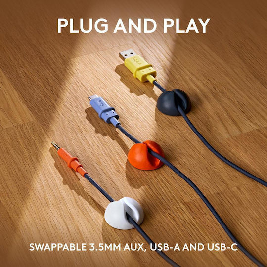 Logitech Zone Learn Albastru clasic On Ear Căști Multimedia cu microfon și conexiune USB-C în culoarea Albastru