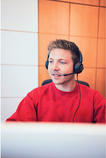 SpeedLink Auf dem Ohr Multimedia-Headsets mit Mikrofon und Verbindung 3,5 mm Klinke in Schwarz Farbe SL-870007-BK