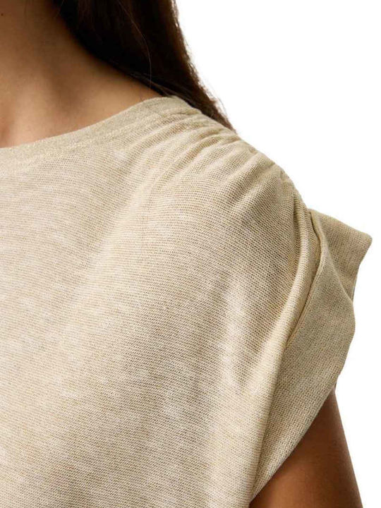 Γυναικείο T-shirt Μπεζ