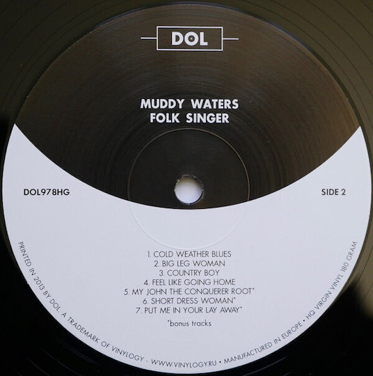 Muddy Waters Folk Singer Vinyl