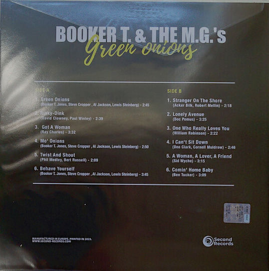 Booker T & M.g.s Green Onions Green 1 Vinil
