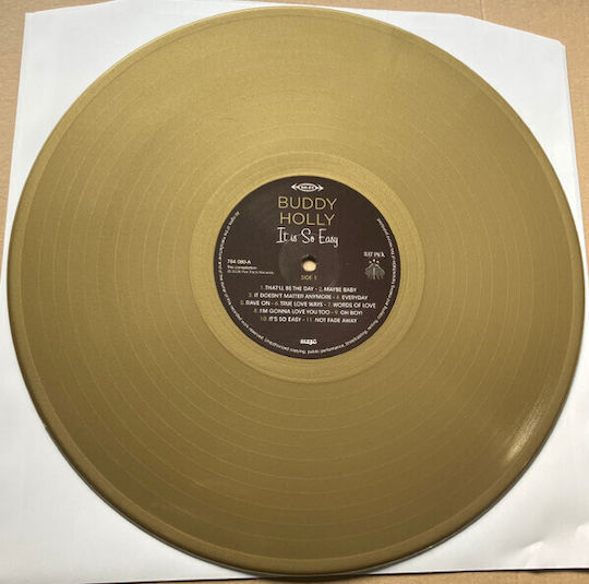 Buddy Holly It Is So Easy Gold 1 Vinyl