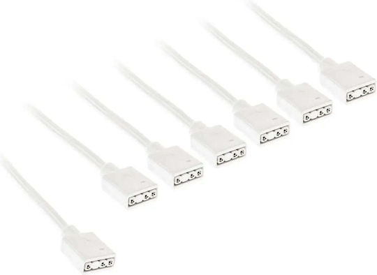 Kolink Argb 1-6 Splitter Cable 3pin 30cm White Pgw-ac-kol-158