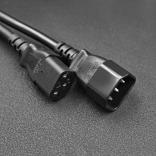 Qoltec IEC C13 - IEC C14 Cablu 3m Negru (53898)