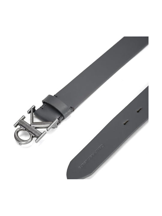 Men's Leather Grey Belt