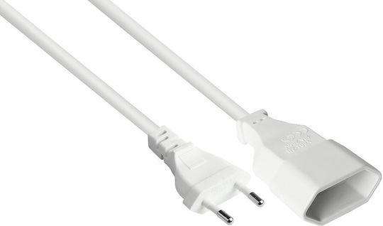 Cablu de alimentare Alcasa P0300-w005, alb, 0.5M, mufă de tip C
