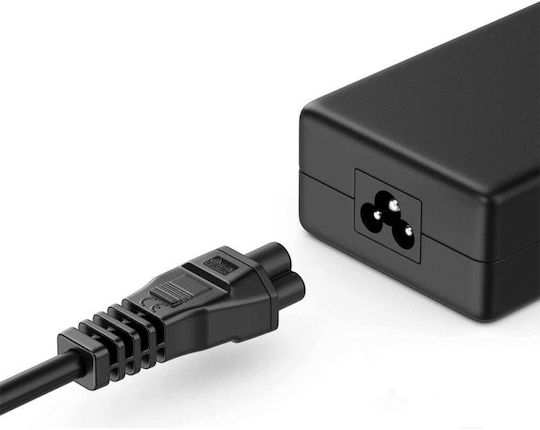 Manhattan IEC C5 - Schuko Cable 1.8m Μαύρο 371131
