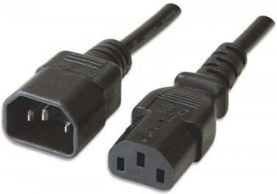 Manhattan Icoc IEC C13 - IEC C13 Кабел 1.8м Черен 216270