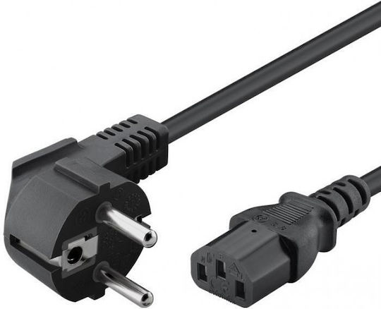 Powertech Schuko Netzkabel 1.5m Schwarz CAB-P044