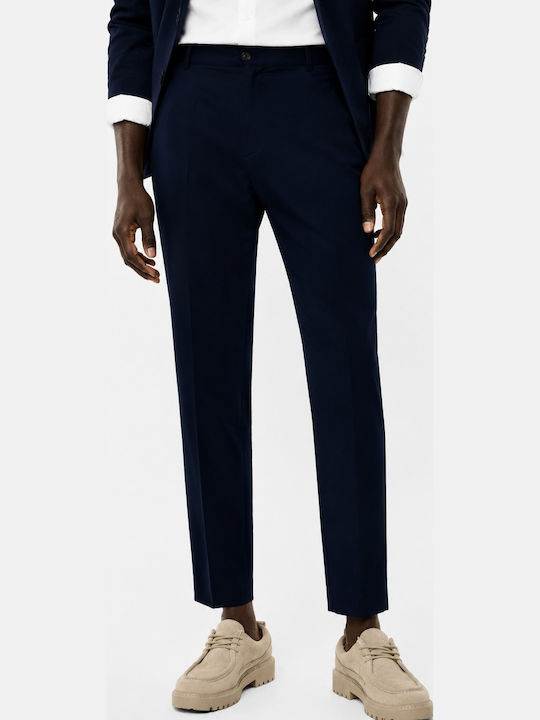 Men's Suit with Slim Fit Navy Blue