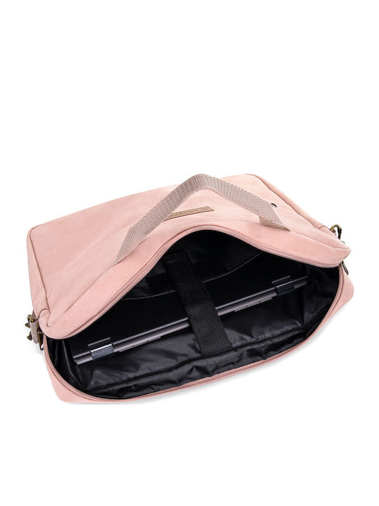 Zagatto Wasserdicht Tasche für Laptop 15.6" in Rosa Farbe ZG614