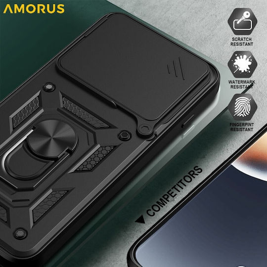 Amorus Plastic Blue Back Cover (Motorola Edge 70 Pro)