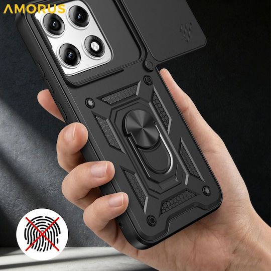 Amorus Plastic Blue Back Cover (Motorola Edge 70 Pro)