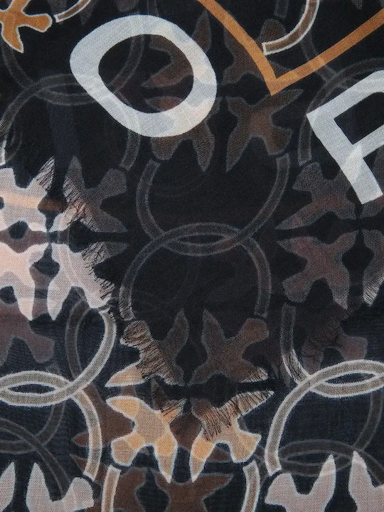Pinko Women's Black Scarf