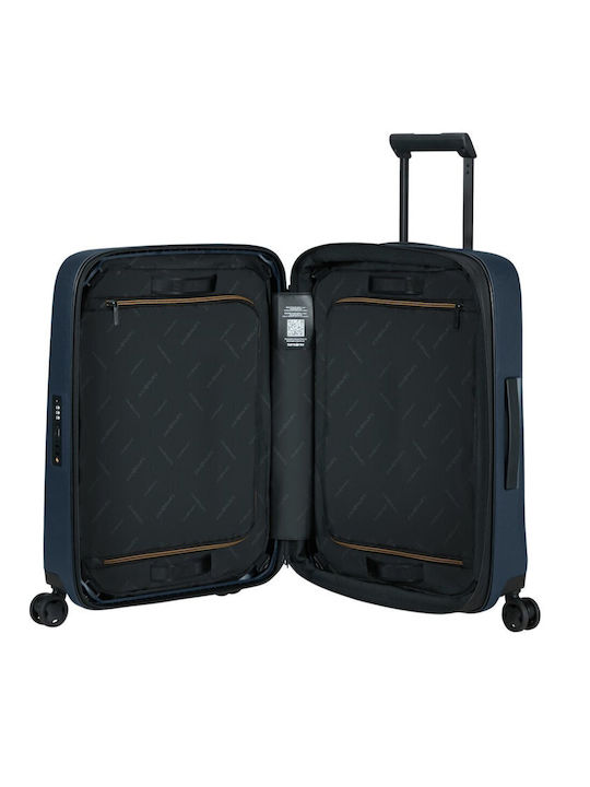 Samsonite Essens Cabin Hard Blue Suitcase Height 55cm