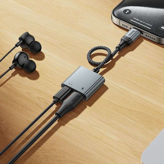 Hoco Μετατροπέας USB-C male σε USB-C female 1τμχ 51097-OC