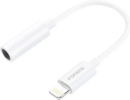 Foneng BM20 Converter Lightning male to 3.5mm female White 1pcs