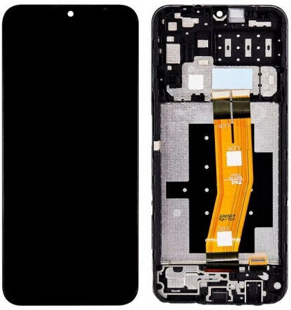 Screen with Touch Mechanism and Frame for Samsung Galaxy A14 4G/SM-A145R (Black)